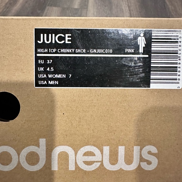 Good News Juice High Top Sneakers Size 7 - Picture 7 of 7